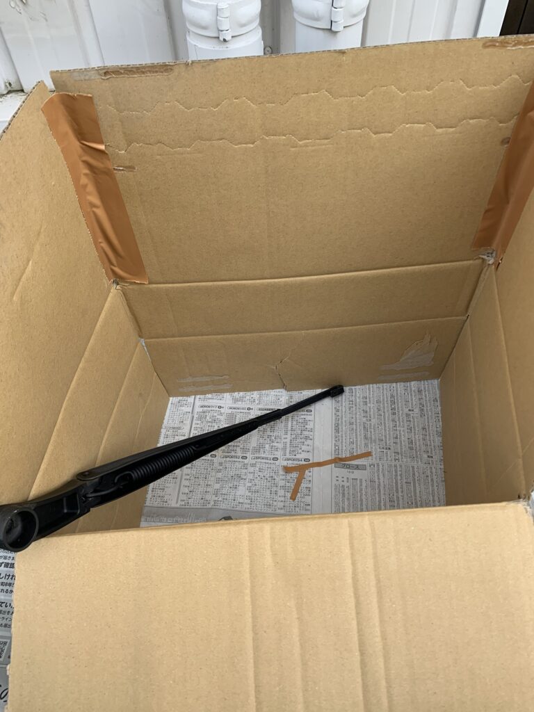 ダンボール塗装ブース