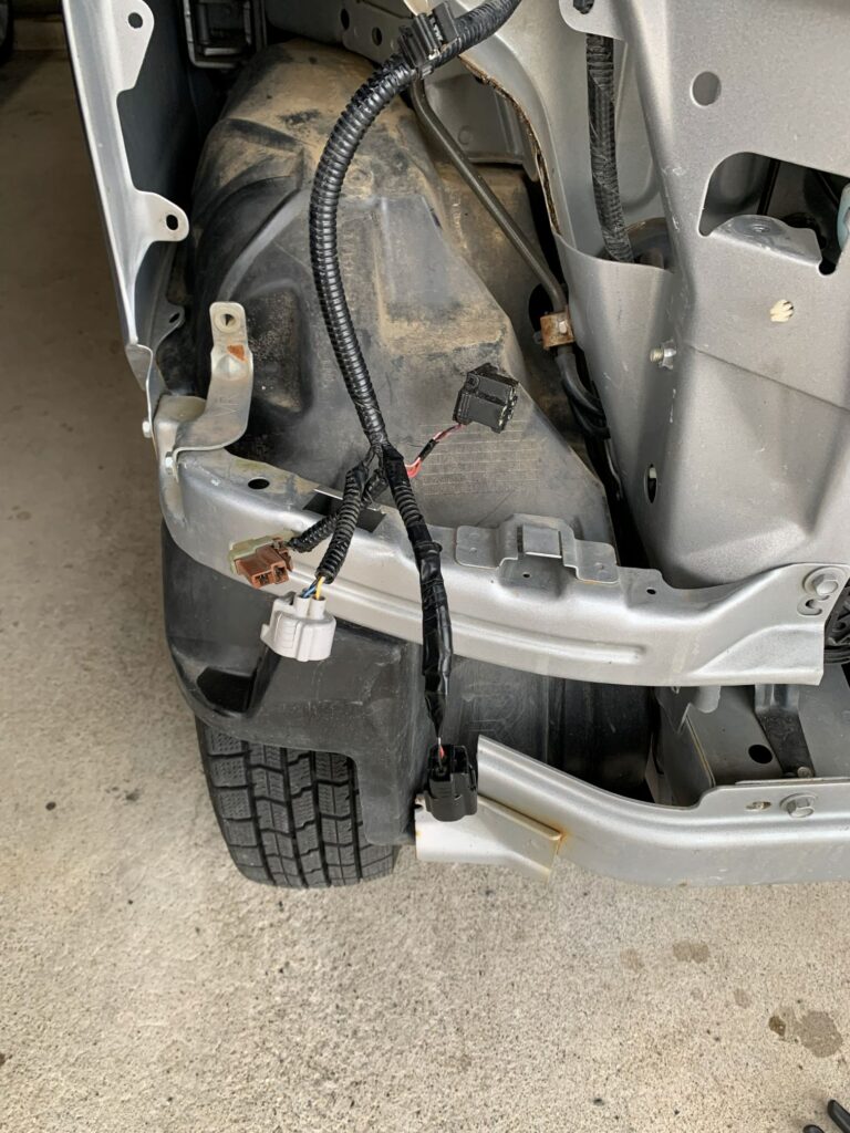 絶縁テープ配線処置